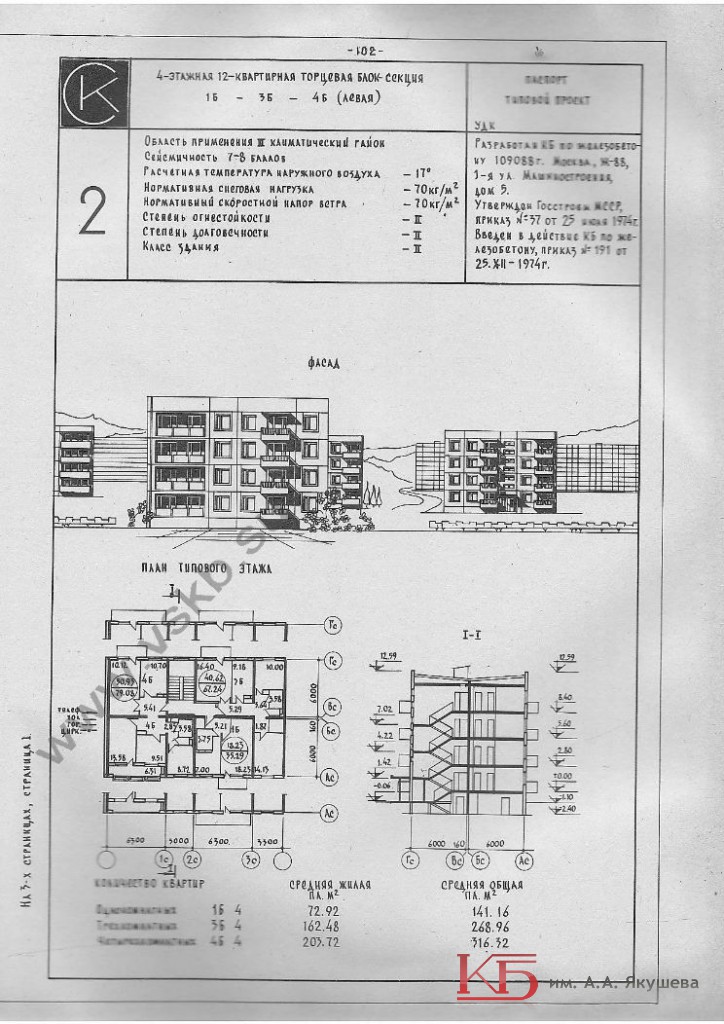 Каталог типовых проектов жилых домов ссср